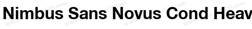 Nimbus Sans Novus Cond Heavy字体转换